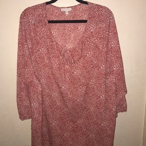 Three-Quarter Sleeve Blouse